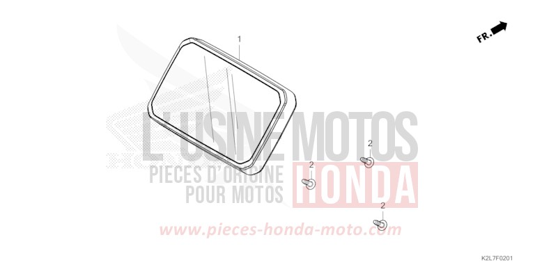 MESSGERAET (ADV350AS,T) von ADV 350 MAT PEARL COOL WHITE (NHB44) von 2026